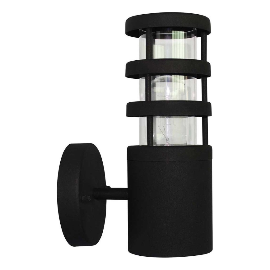 Elstead - Aplique de parede exterior HORNBAEK 1xE27/60W/230V IP44 preto