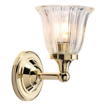 Elstead - Aplique de parede LED para casa de banho AUSTEN 1xG9/3W/230V IP44 dourado