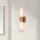 Elstead - Aplique de parede LED para casa de banho KRISTY 2xG9/4W/230V IP44, acabamento em cobre