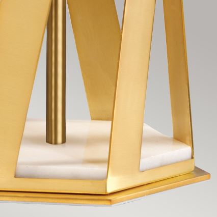Elstead - Candeeiro de mesa APOLLO 1xE27/60W/230V dourado/branco