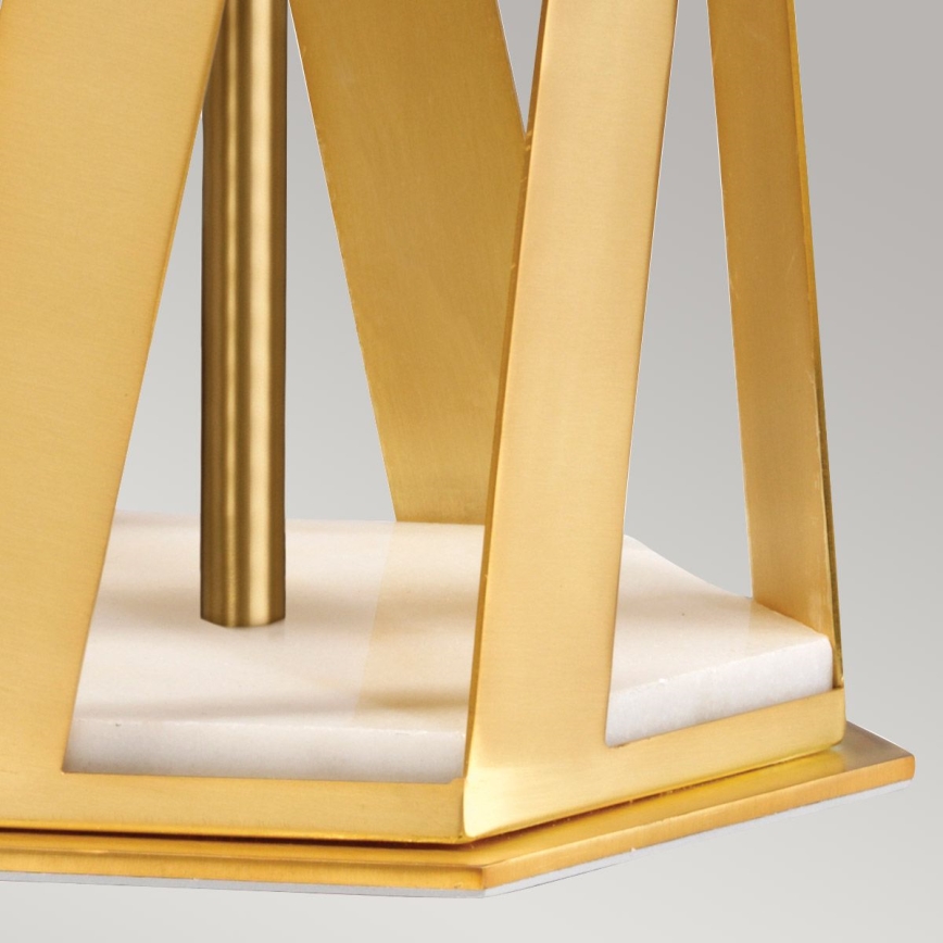 Elstead - Candeeiro de mesa APOLLO 1xE27/60W/230V dourado/branco