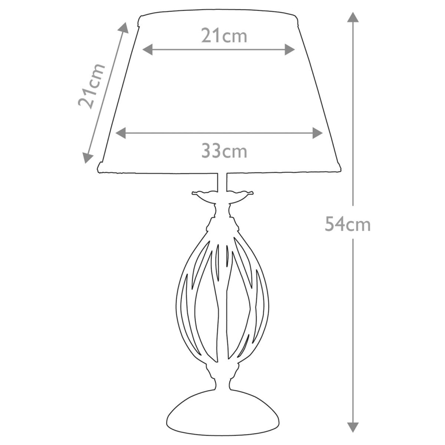 Elstead - Candeeiro de mesa ARTISAN 1xE27/60W/230V bronze