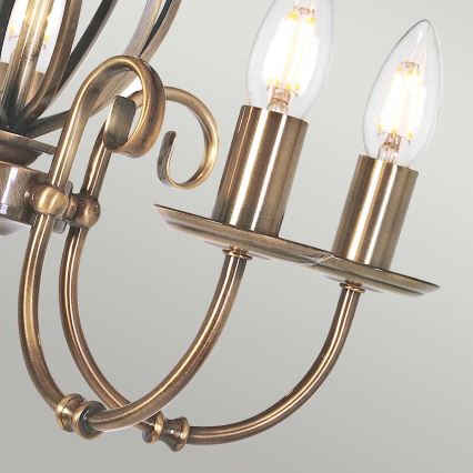 Elstead - Candeeiro suspenso ARTISAN 5xE14/60W/230V