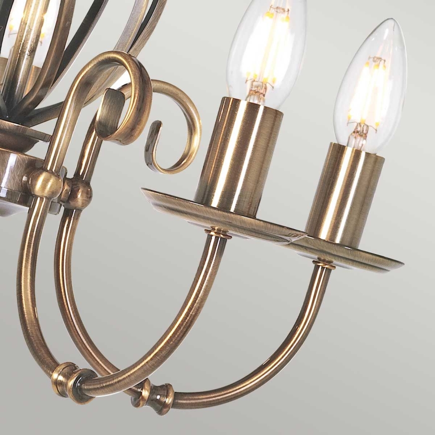 Elstead - Candeeiro suspenso ARTISAN 5xE14/60W/230V