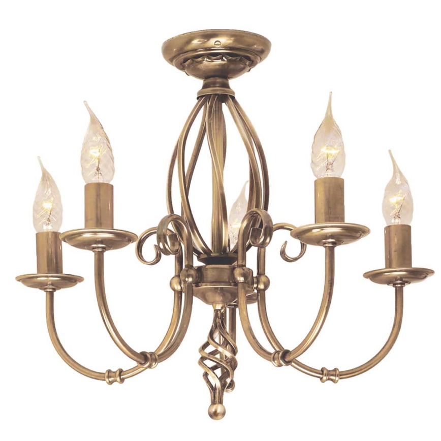 Elstead - Candeeiro suspenso ARTISAN 5xE14/60W/230V