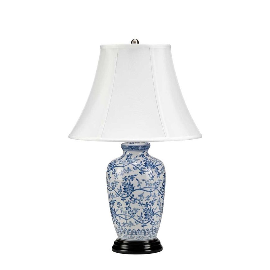 Elstead - Candeeiro de mesa AZUL GINGER JAR 1xE27/60W/230V