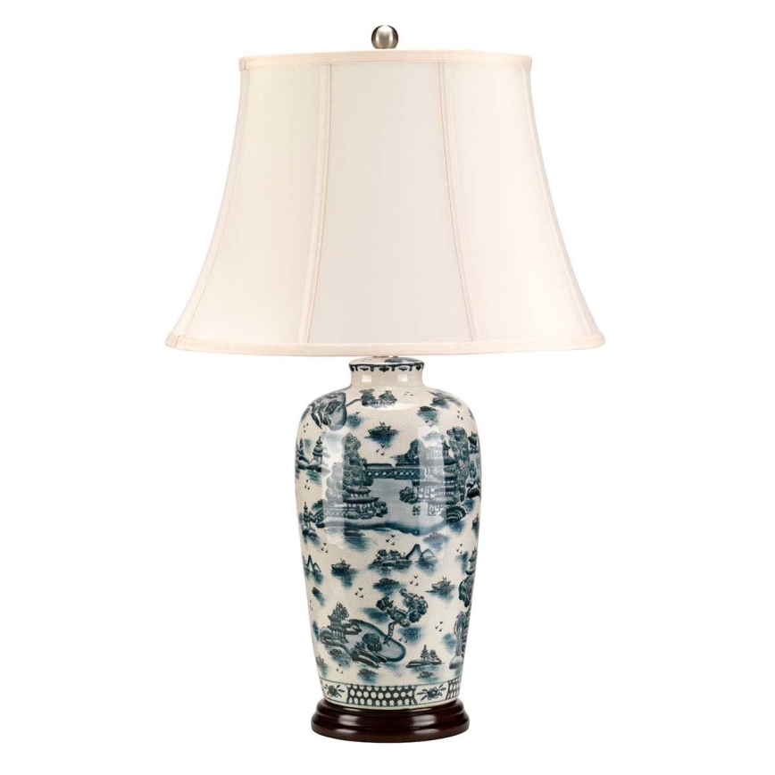 Elstead - Candeeiro de mesa AZUL TRADITIONAL 1xE27/60W/230V