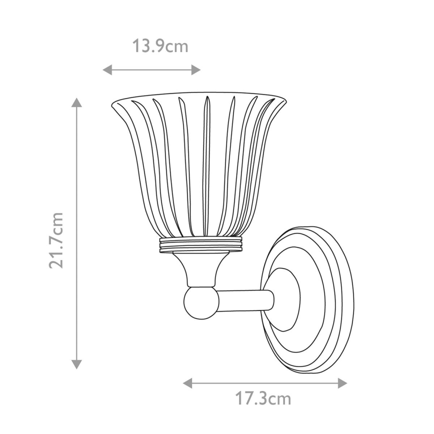 Elstead - Iluminação de parede de casa de banho LED AUSTEN 1xG9/3W/230V 3000K IP44