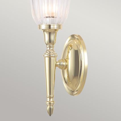 Elstead - Aplique de parede LED para casa de banho DRYDEN 1xG9/3W/230V IP44 dourado