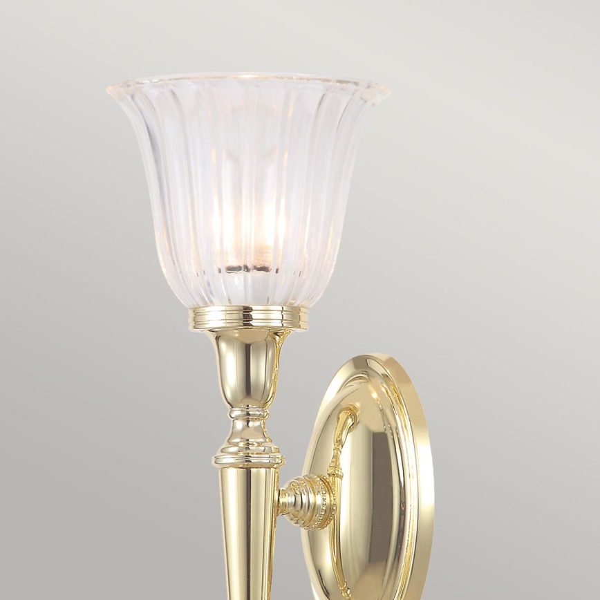 Elstead - Aplique de parede LED para casa de banho DRYDEN 1xG9/3W/230V IP44 dourado