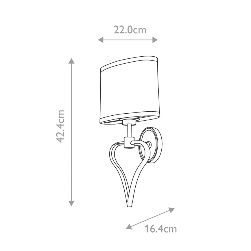 Elstead - Iluminação de parede de casa de banho LED FALMOUTH 1xG9/3W/230V + LED/1W IP44