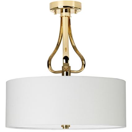 Elstead - Candelabro suspenso para casa de banho LED FALMOUTH 1xG9/3W/230V IP44 bege/dourada