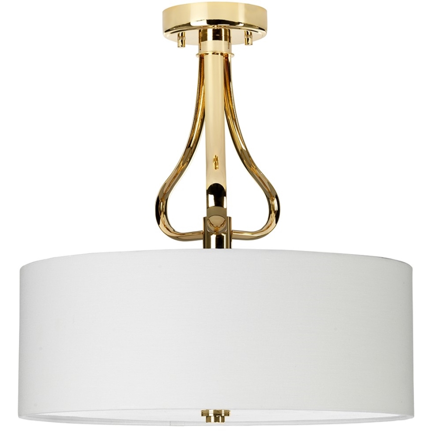 Elstead - Candelabro suspenso para casa de banho LED FALMOUTH 1xG9/3W/230V IP44 bege/dourada