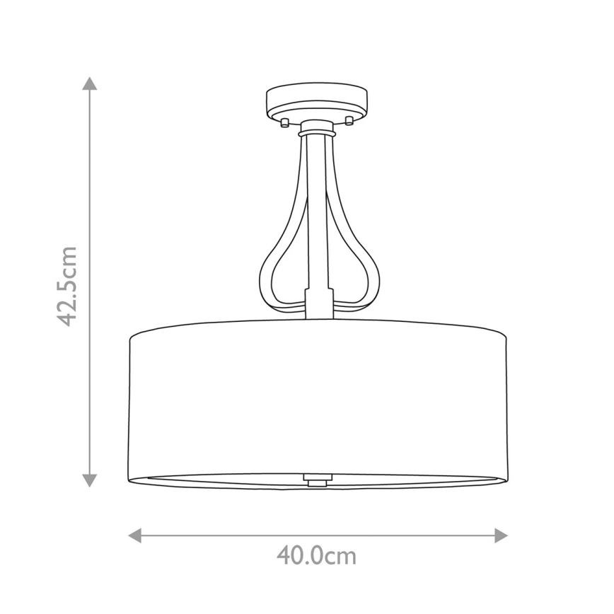 Elstead - Candelabro suspenso para casa de banho LED FALMOUTH 1xG9/3W/230V IP44 bege/dourada