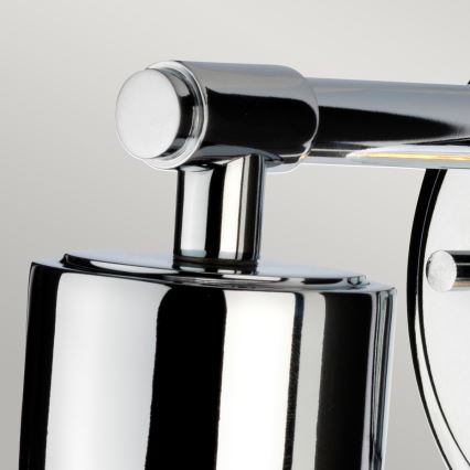 Elstead BATH-MORVAH1-PC - Iluminação de parede de casa de banho MORVAH 1xE27/60W/230V IP44 cromado brilhante