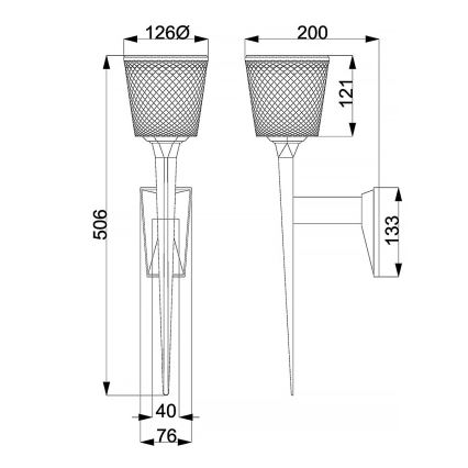 Elstead - Iluminação de parede para casa de banho LED VERITY 1xG9/3W/230V IP44