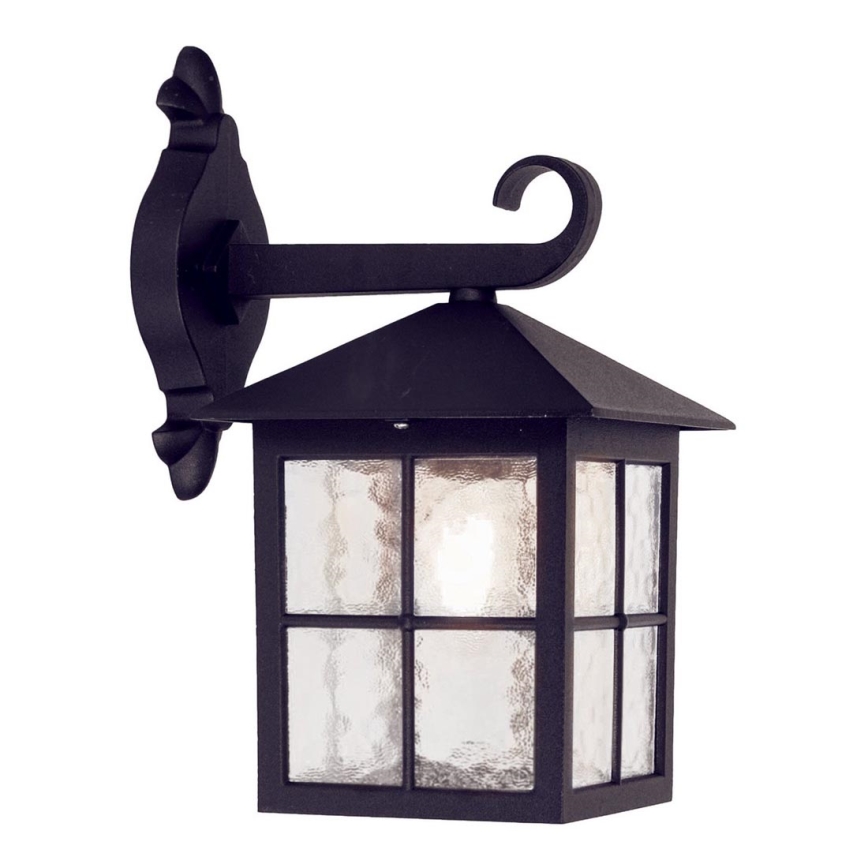 Elstead BL18-BLACK - Iluminação de parede exterior WINCHESTER 1xE27/100W/230V IP43