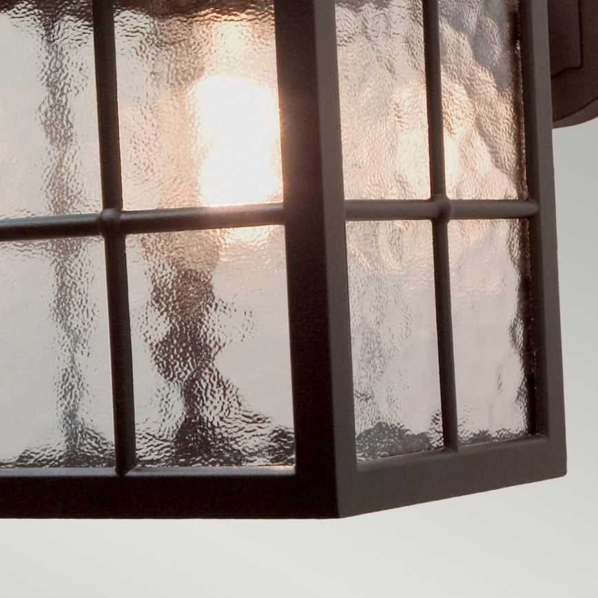 Elstead BL18-BLACK - Iluminação de parede exterior WINCHESTER 1xE27/100W/230V IP43