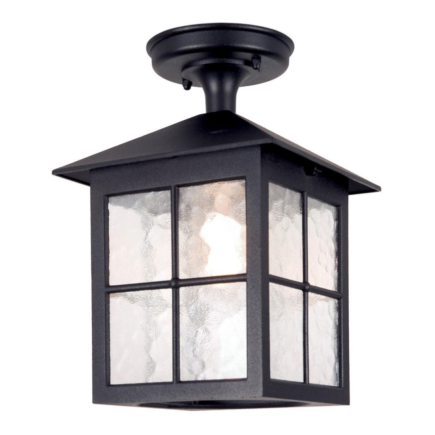 Elstead BL18A-BLACK - Candelabro fixo exterior WINCHESTER 1xE27/100W/230V IP43
