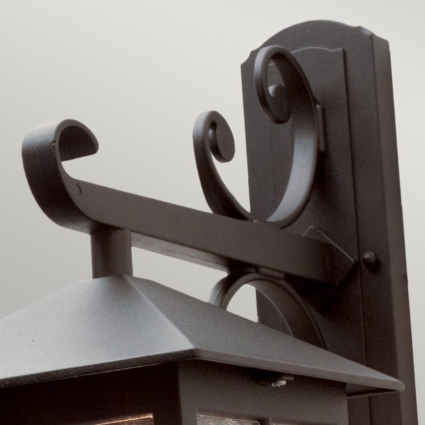 Elstead BL19-BLACK - Iluminação de parede exterior WINCHESTER 1xE27/100W/230V IP43