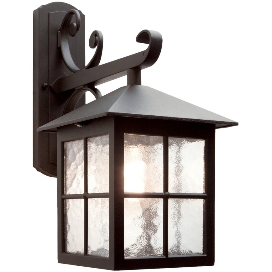 Elstead BL19-BLACK - Iluminação de parede exterior WINCHESTER 1xE27/100W/230V IP43