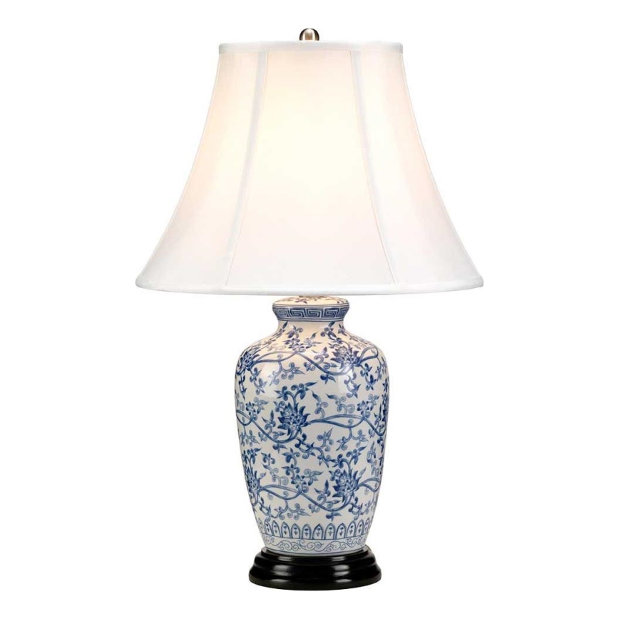 Elstead - Candeeiro de mesa AZUL GINGER JAR 1xE27/60W/230V