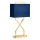 Elstead - Candeeiro de mesa CROSS 1xE27/60W/230V dourado/azul