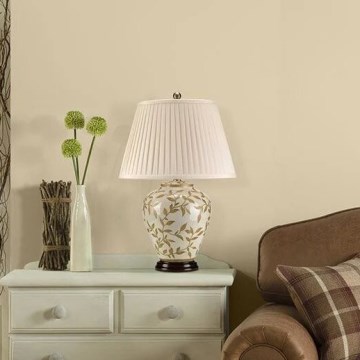 Elstead - Candeeiro de mesa LEAVES 1xE27/60W/230V