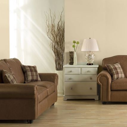 Elstead - Candeeiro de mesa LEAVES 1xE27/60W/230V