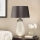 Elstead - Candeeiro de mesa LED LENA 1xE27/40W/230V + 1xGU10/7W 74 cm cinzento