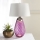 Elstead - Candeeiro de mesa LED LENA 1xE27/40W/230V + 1xGU10/7W 74 cm rosa/branco