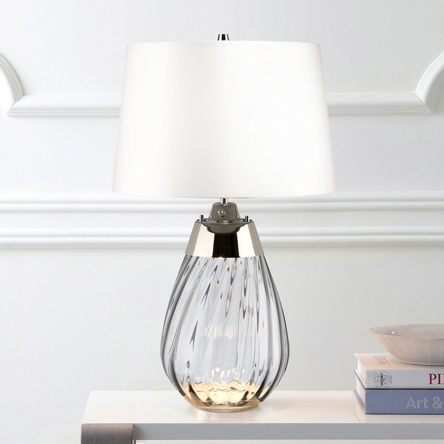 Elstead - Candeeiro de mesa LED LENA 1xE27/60W/230V + 1xGU10/7W 60,5 cm branco