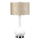 Elstead - Candeeiro de mesa MILO 1xE27/60W/230V cinzento/dourado