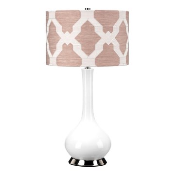 Elstead - Candeeiro de mesa MILO 1xE27/60W/230V rosa