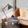 Elstead - Candeeiro de mesa PROVENCE ELEMENT 1xE27/60W/230V cinzento
