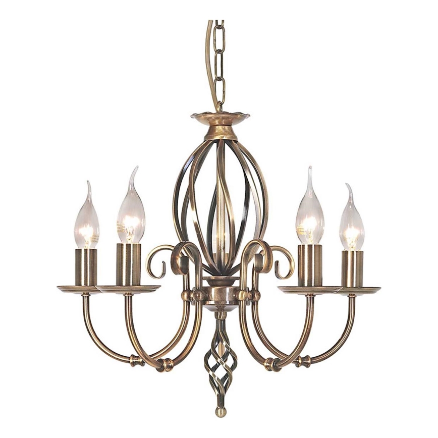 Elstead - Candeeiro suspenso ARTISAN 5xE14/60W/230V