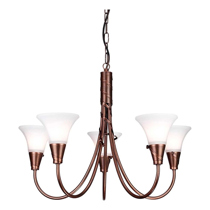 Elstead - Candeeiro suspenso EMILY 5xE14/40W/230V