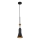 Elstead - Candeeiro suspenso ETOILE 1xE27/60W/230V diâmetro 13,3 cm preto