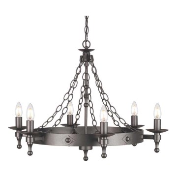 Elstead - Candeeiro suspenso WARWICK 6xE14/60W/230V