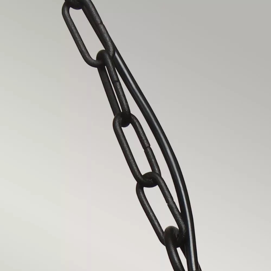 Elstead - Candelabro suspenso exterior KLAMPENBORG 1xE27/60W/230V IP44