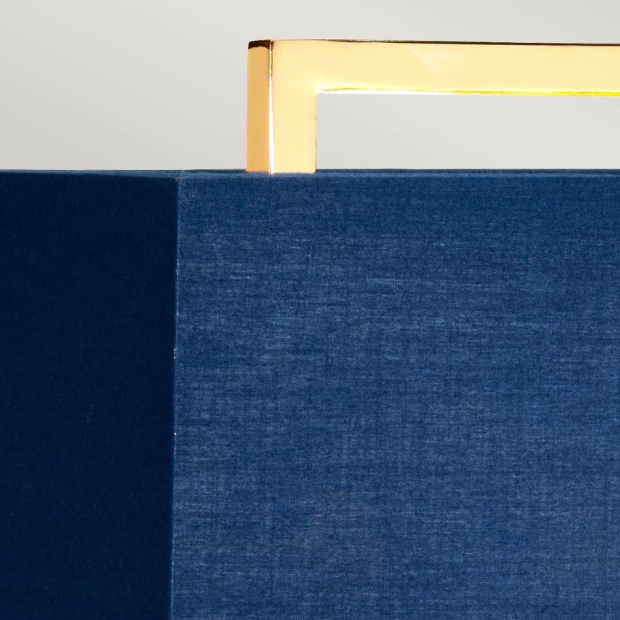 Elstead - Candeeiro de mesa CROSS 1xE27/60W/230V dourado/azul