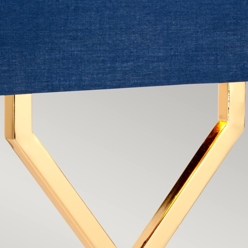 Elstead - Candeeiro de mesa CROSS 1xE27/60W/230V dourado/azul