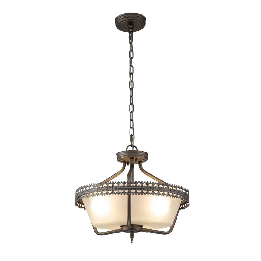 Elstead - Candeeiro integrado CROWN 3xE27/60W/230V