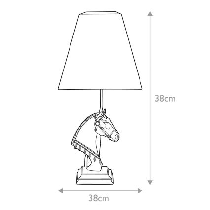 Elstead - Candeeiro de mesa ECLIPSE 1xE27/40W/230V