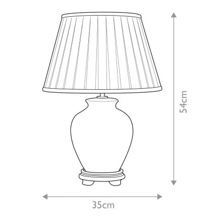 Elstead - Candeeiro de mesa LINYI 1xE27/60W/230V