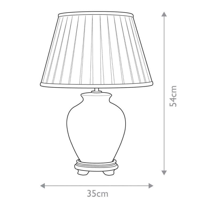 Elstead - Candeeiro de mesa LINYI 1xE27/60W/230V