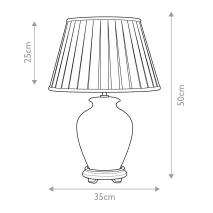 Elstead - Candeeiro de mesa SOLING 1xE27/60W/230V