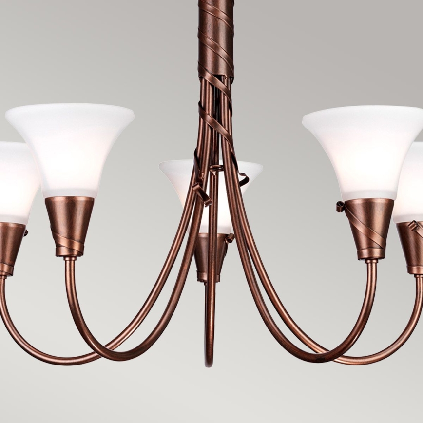Elstead - Candeeiro suspenso EMILY 5xE14/40W/230V