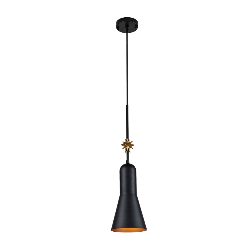 Elstead - Candeeiro suspenso ETOILE 1xE27/60W/230V diâmetro 17,8 cm preto