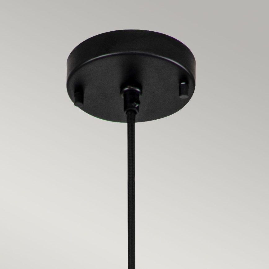 Elstead - Candeeiro suspenso ETOILE 1xE27/60W/230V diâmetro 17,8 cm preto
